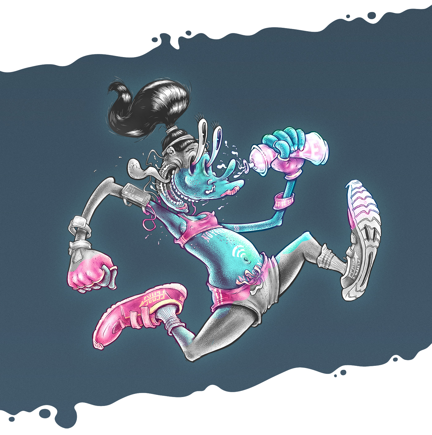 On the Duty of Digital Disobedience Illustration – Character Design Jogger