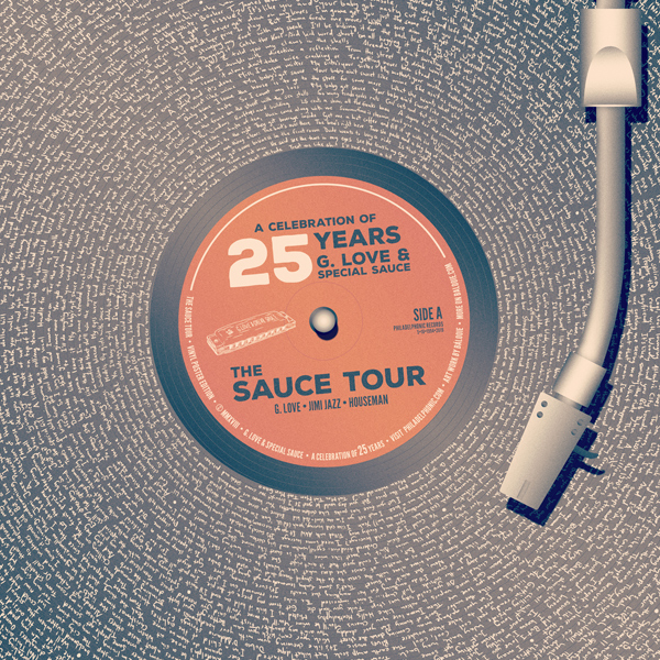 G. Love & Special Sauce – The Sauce Tour – A celebration of 25 years | Poster Edition 3