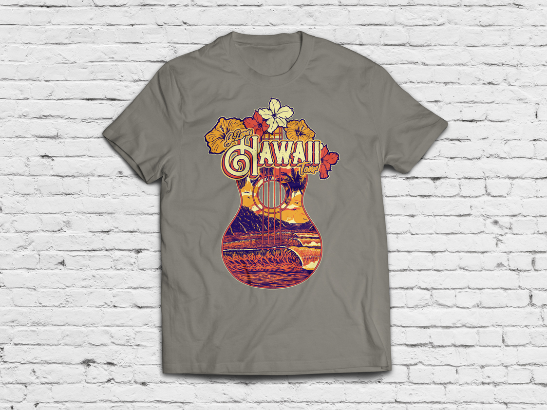 G. Love's Hawaii Tour 2018 Poster (T-Shirt Merch)