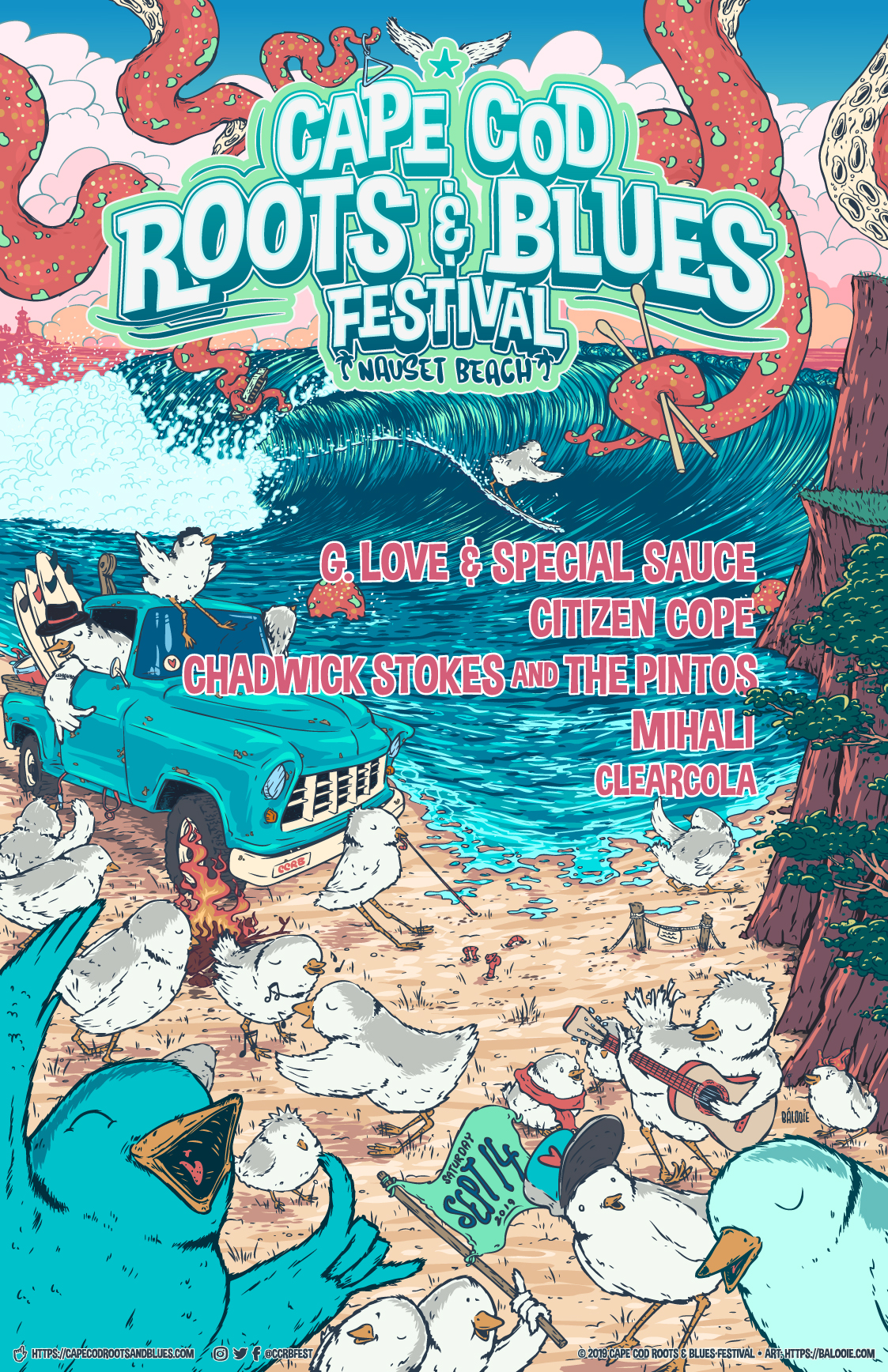 Cape Cod Roots & Blues Festival 2019 – Poster Art